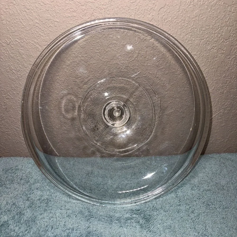 Vintage Corning /pyrex NY USA Replacement Casserole Lid Clear Round 9 Inch